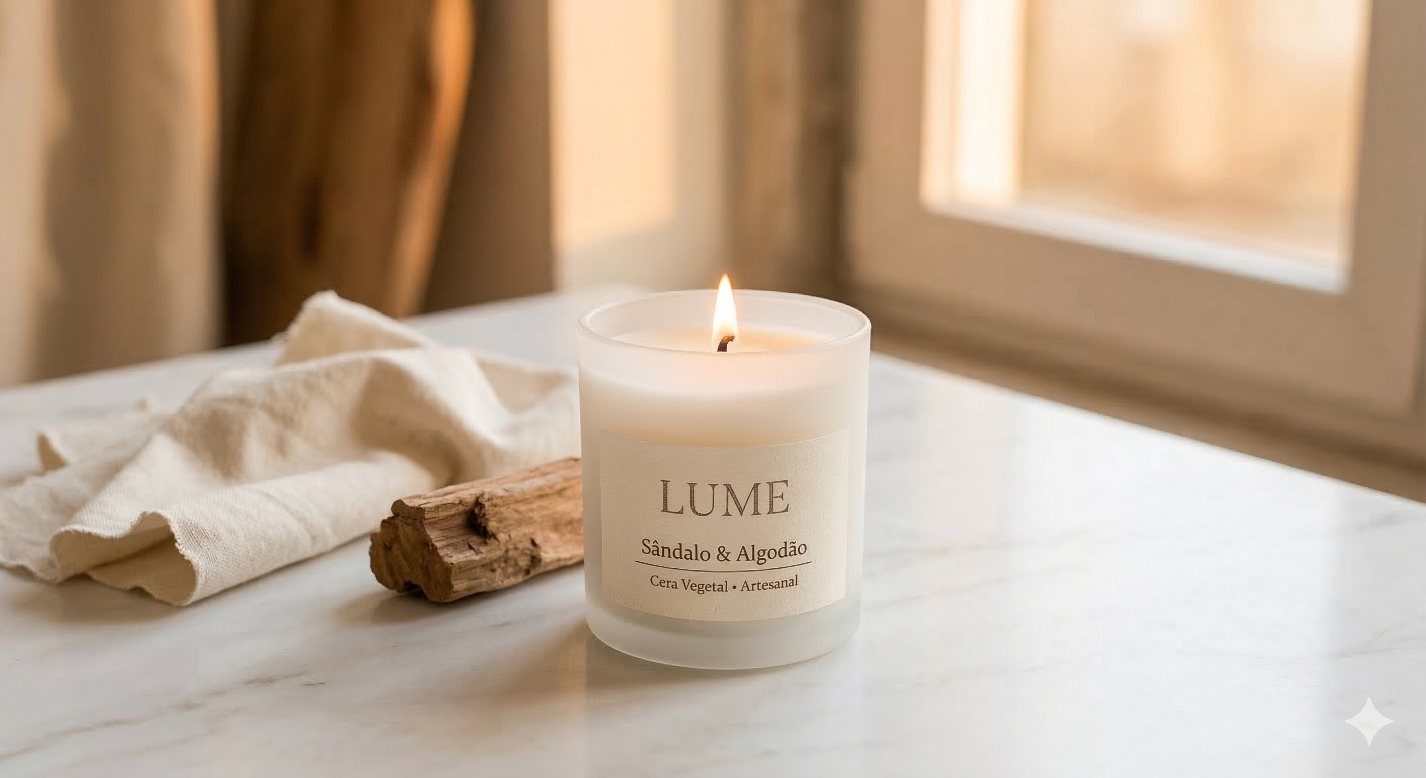 Velas na decoração: minimalismo e sofisticação